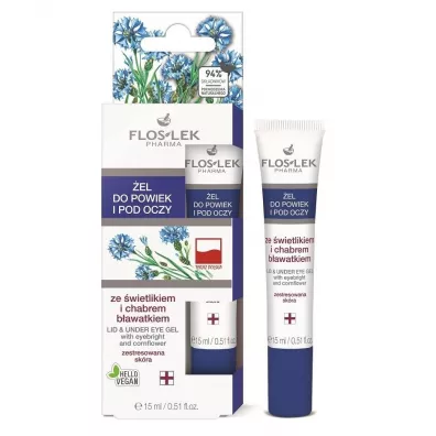 Floslek �el do powiek i pod oczy ze �wietlikiem i chabrem b�awatkiem 15 ml