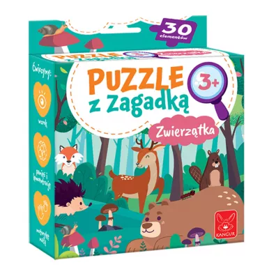 Puzzle z Zagadk. Zwierztka 3+ Kangur
