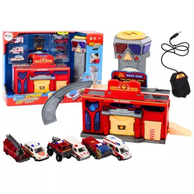 Stra� po�arna + pojazdy LeanToys