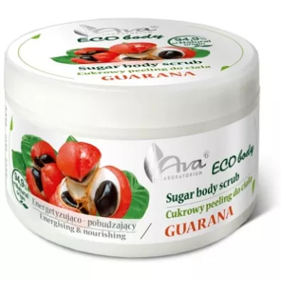 Ava Eco Body Cukrowy peeling do cia�a Guarana 250 ml