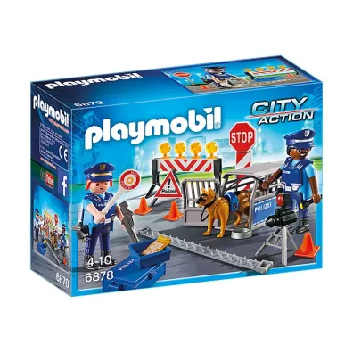 Playmobil City Action Blokada Policyjna 6878