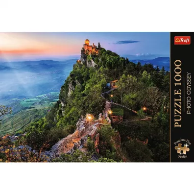Puzzle 1000 el. Premium Plus Quality Photo Odyssey: Wie�a Cesta, San Marino Trefl