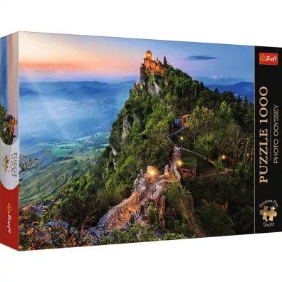 Puzzle 1000 el. Premium Plus Quality Photo Odyssey: Wie�a Cesta, San Marino Trefl