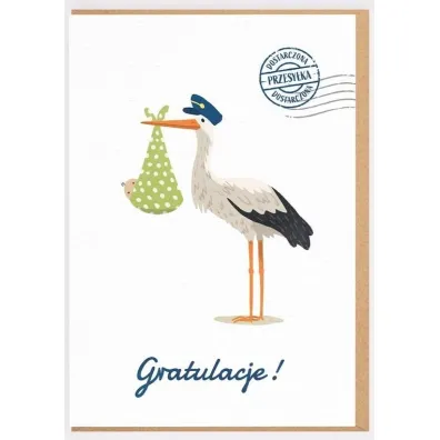Nadwyraz.com Bocian kartka