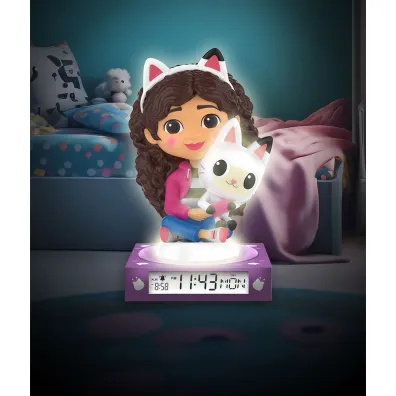 Koci Domek Gabi Lampka 3D z budzikiem Gabby`s Dollhouse GD00095
