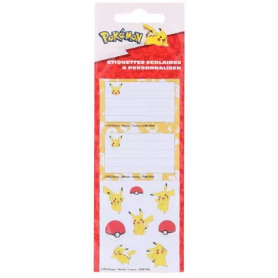 Zestaw naklejek na zeszyty Pokemon