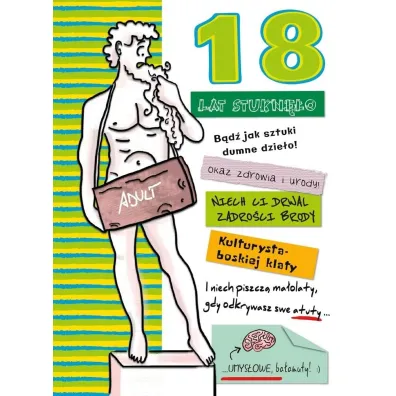 Henry Karnet B6 Urodziny - 18-stka Ch�opak