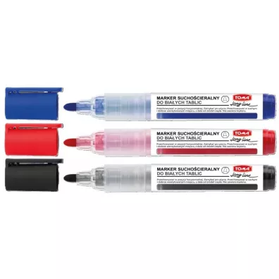 Toma Marker sucho�cieralny LongLine mix kolor�w 3 szt.