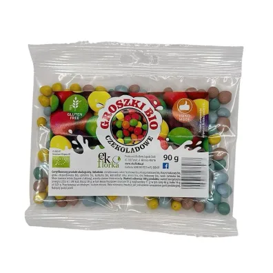 Ekoflorka Groszki w czekoladzie bezglutenowe 90 g Bio