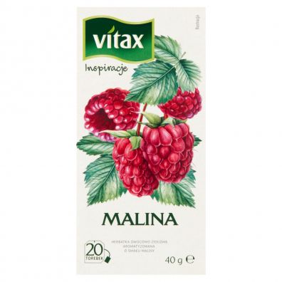 Vitax Inspirations Herbata malinowa 20 x 2 g