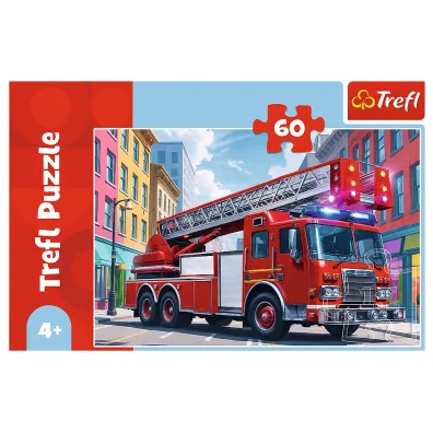 Puzzle 60 el. Maszyny rolnicze - kombajn Trefl