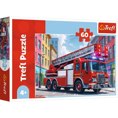 Puzzle 60 el. Maszyny rolnicze - kombajn Trefl