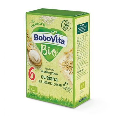 BoboVita Kaszka bezmleczna ryżowo-owsiana po 6. miesiącu (10.09.2021) 250 g Bio