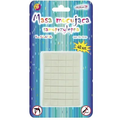 Aliga Masa mocuj�ca samoprzylepna 10x10x0,5mm 40 szt