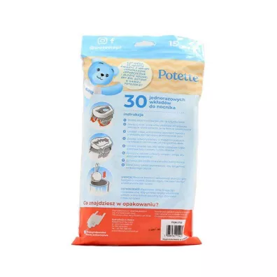 Potette Plus Wk�ady jednorazowe do nocnika 30 szt.