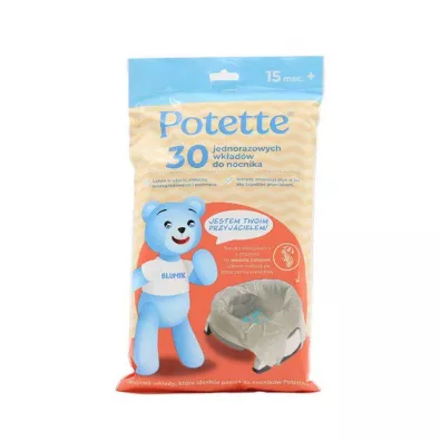 Potette Plus Wk�ady jednorazowe do nocnika 30 szt.