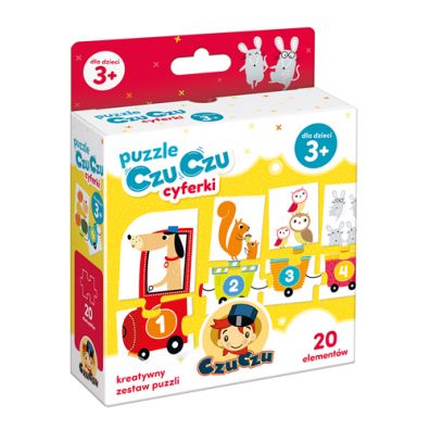 Puzzle CzuCzu Cyferki 3+ Bright Junior Media