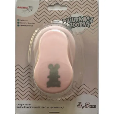 Brewis Dziurkacz ozdobny Zaj�c 2.5cm