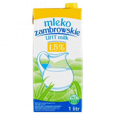 Mlekpol Mleko zambrowskie UHT 1,5% Zestaw 6 x 1 l