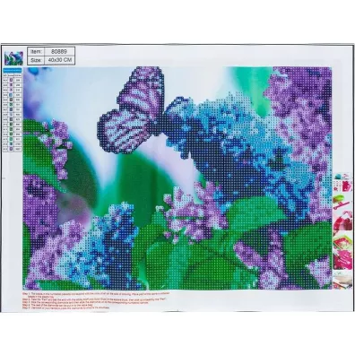 Centrum Diamentowa mozaika 5D - Butterfly 30x40cm