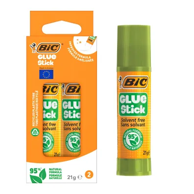 Klej B2 Glue Stick 95% ECOlustions 21g blister 2szt.