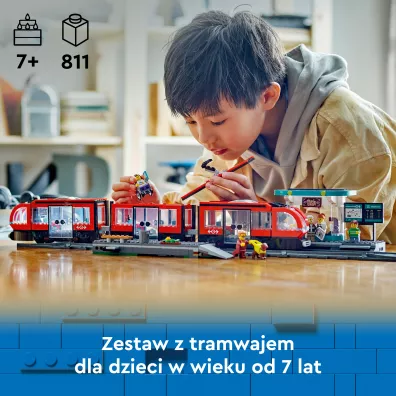 LEGO CITY Tramwaj miejski ze stacj� 60423