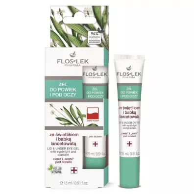 Floslek �el do powiek i pod oczy ze �wietlikiem i babk� lancetowat� 15 ml