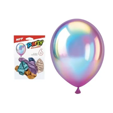 MFP Balon dmuchany chrom 30cm