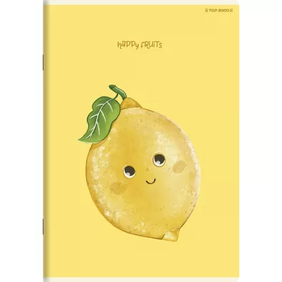 Top-2000 Zeszyt A5 Fruits dwie linie, 70g 16 kartek