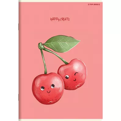 Top-2000 Zeszyt A5 Fruits dwie linie, 70g 16 kartek