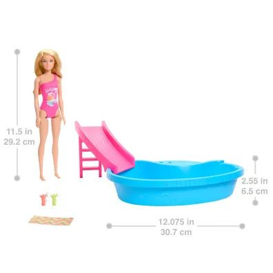 Barbie. Basen z lalk� i akcesoriami Mattel