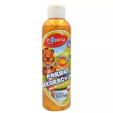 InSpiria Farba dekoracyjna metaliczna z�ota 250 ml