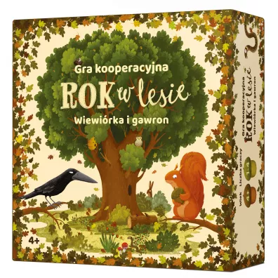 Rok w lesie. Wiewi�rka i gawron