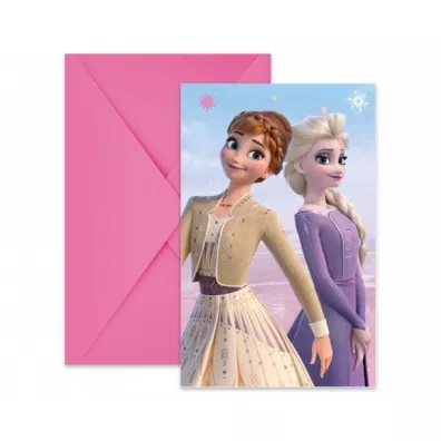 Procos Zaproszenia Frozen 2 6 szt.