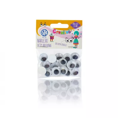 Astra Oczy samoprzylepne - oczy arlekina 15 mm