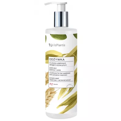 Vis Plantis Od�ywka do w�os�w os�abionych zabiegami z pestkami dyni 400 ml