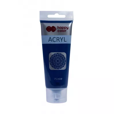 Happy Color Farba akrylowa granatowa 75ml