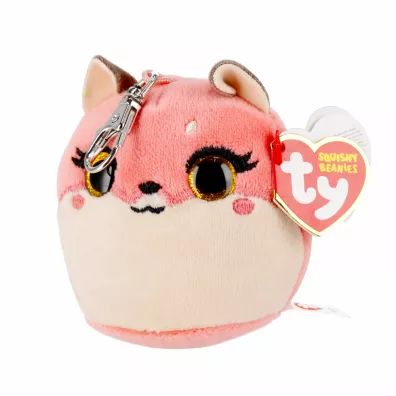 Ty Squishy Beanies Roxie - lis 8,5cm brelok