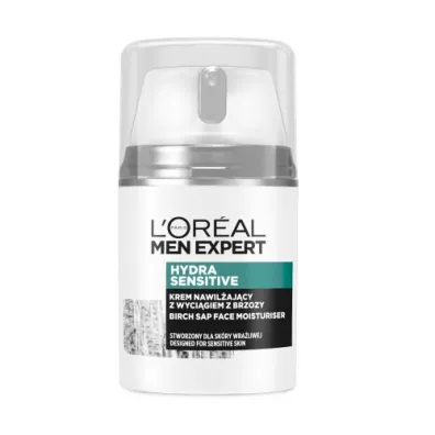 LOreal Paris Men Expert Hydra Sensitive krem nawil�aj�cy z wyci�giem z brzozy 50 ml