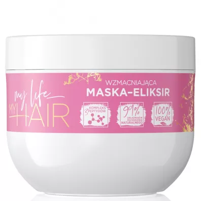 Eveline Cosmetics My Life My Hair wzmacniaj�ca maska-eliksir do w�os�w 300 ml