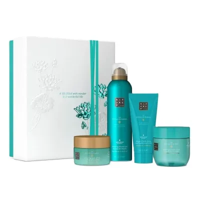 Rituals Zestaw The Ritual of Karma Pianka pod prysznic + Krem do cia�a + Maseczka do cia�a + Peeling do cia�a 200 ml + 100 ml + 125 ml + 125 g