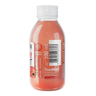 Purella Super Shot Energia imbir + guarana zestaw 16 x 100 ml