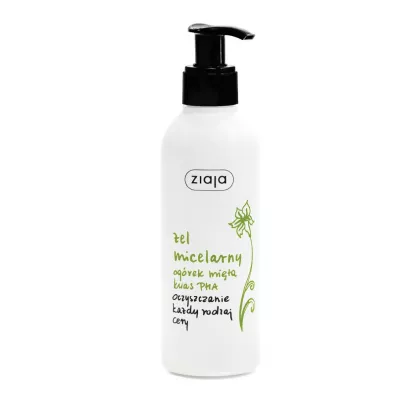 Ziaja �el micelarny do twarzy ka�dy rodzaj sk�ry Og�rek i Mi�ta 200 ml