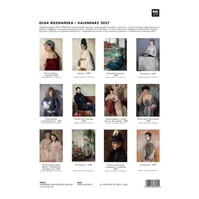 Kalendarz 2027 A3 Olga Bozna�ska