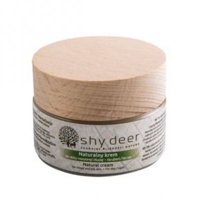 Shy Deer Natural Cream naturalny krem do skry mieszanej i tustej 50 ml