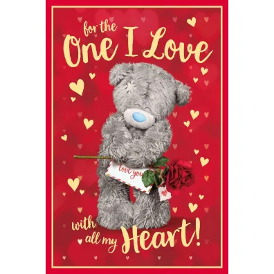 Carte Blanche Karnet holograficzny 3D For the One I love