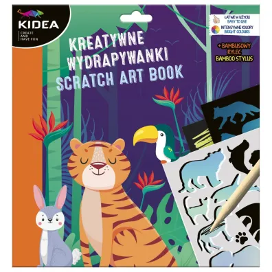 Kreatywna wydrapywanka z szablonami Derform