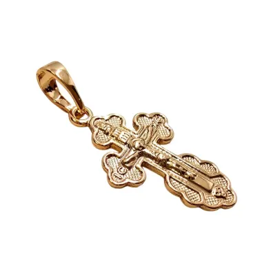Zawieszka Krzy�yk Poz�acany 22x12mm