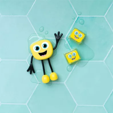 Glo Pals Posta� do k�pieli Alex - zestaw z dwiema kostkami sensorycznymi �wiec�cymi w wodzie