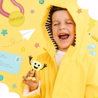 Glo Pals Posta� do k�pieli Alex - zestaw z dwiema kostkami sensorycznymi �wiec�cymi w wodzie